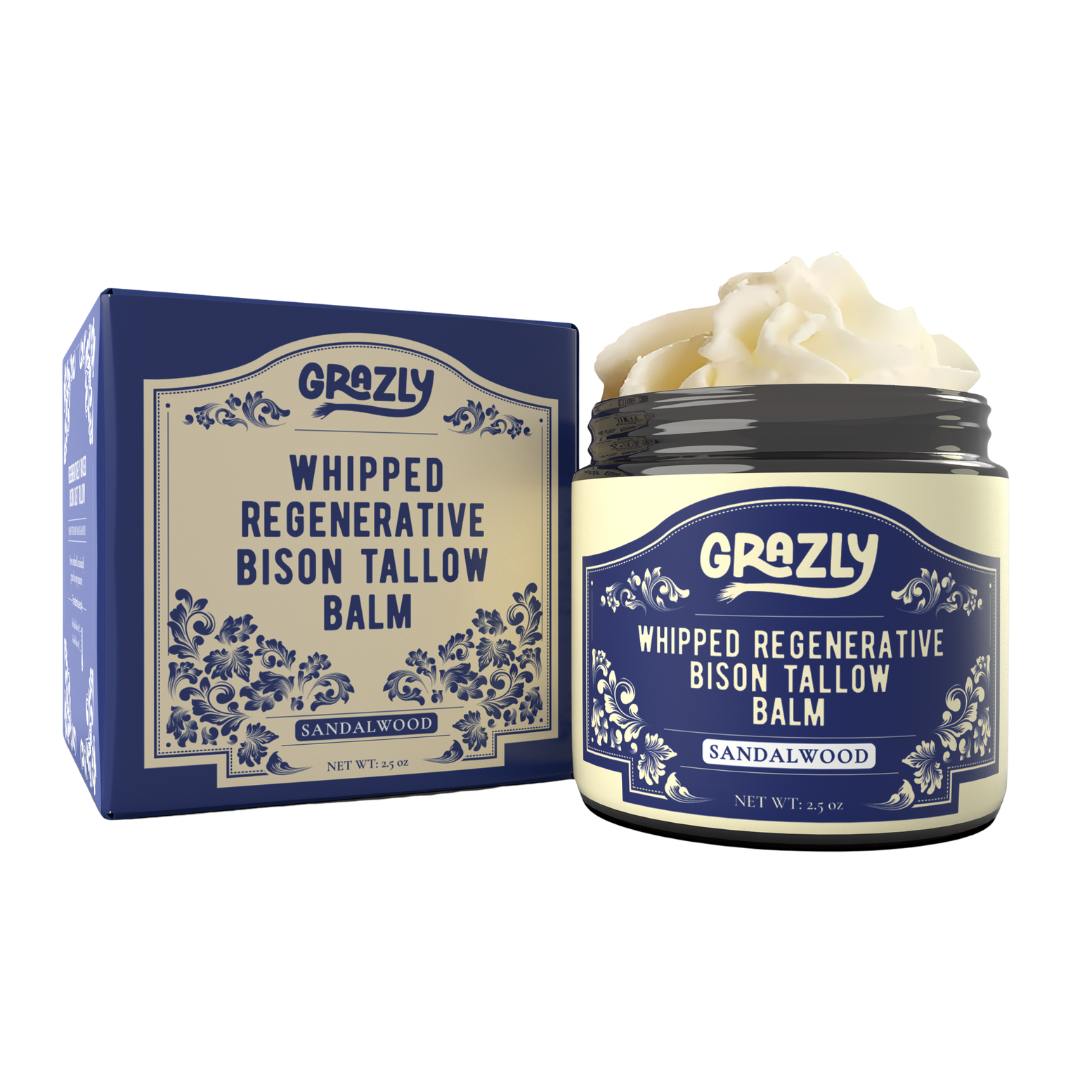 Whipped Bison Tallow & Manuka Honey Moisturizing Balm